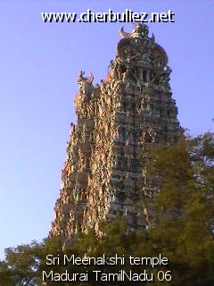 légende: Sri Meenakshi temple Madurai TamilNadu 06
qualityCode=raw
sizeCode=half

Données de l'image originale:
Taille originale: 104964 bytes
Heure de prise de vue: 2002:03:03 14:22:52
Largeur: 640
Hauteur: 480
